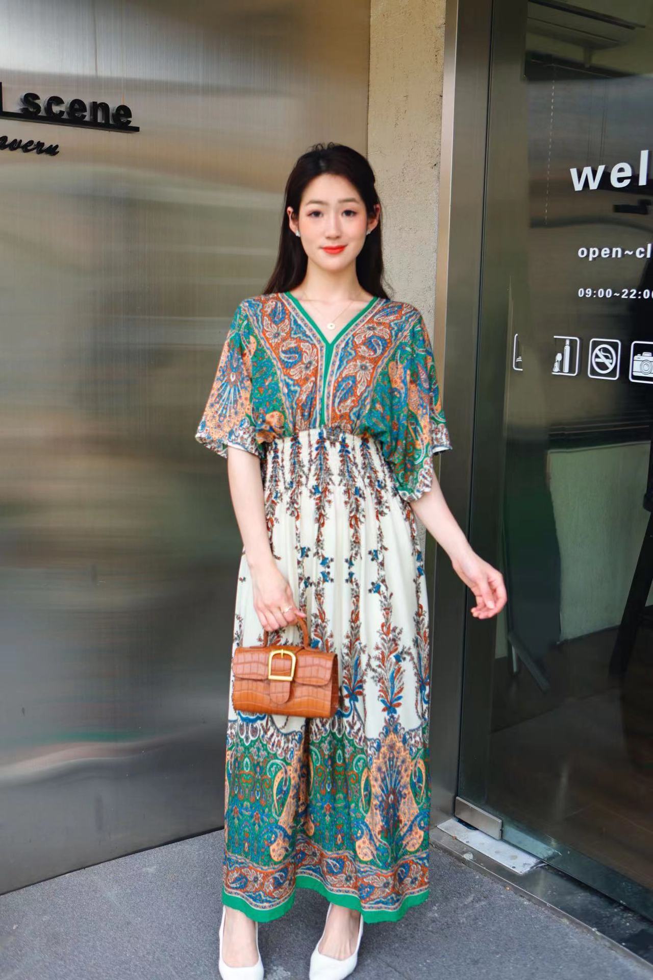 Ethnic Style Cotton Dress