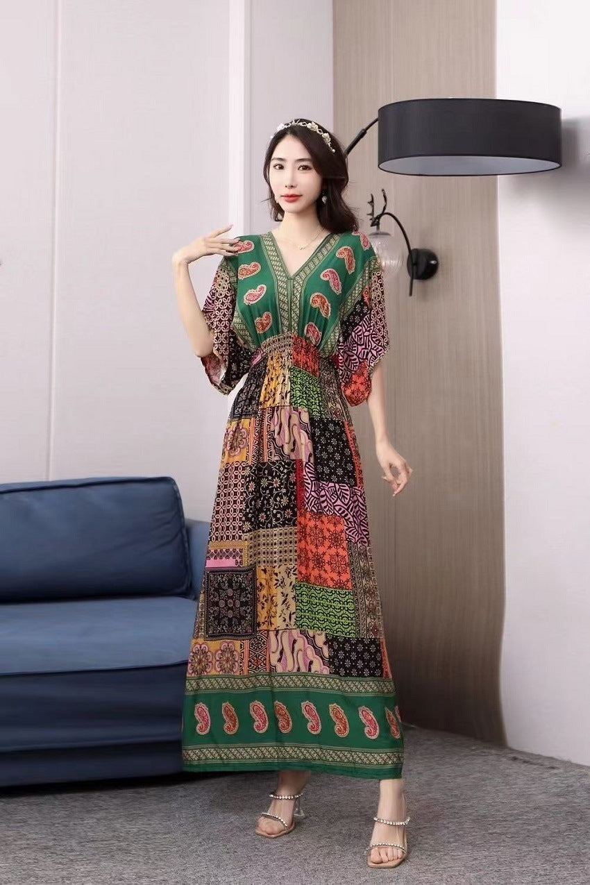 Ethnic Style Cotton Dress