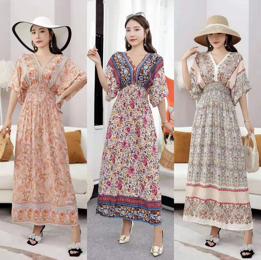 Ethnic Style Cotton Dress