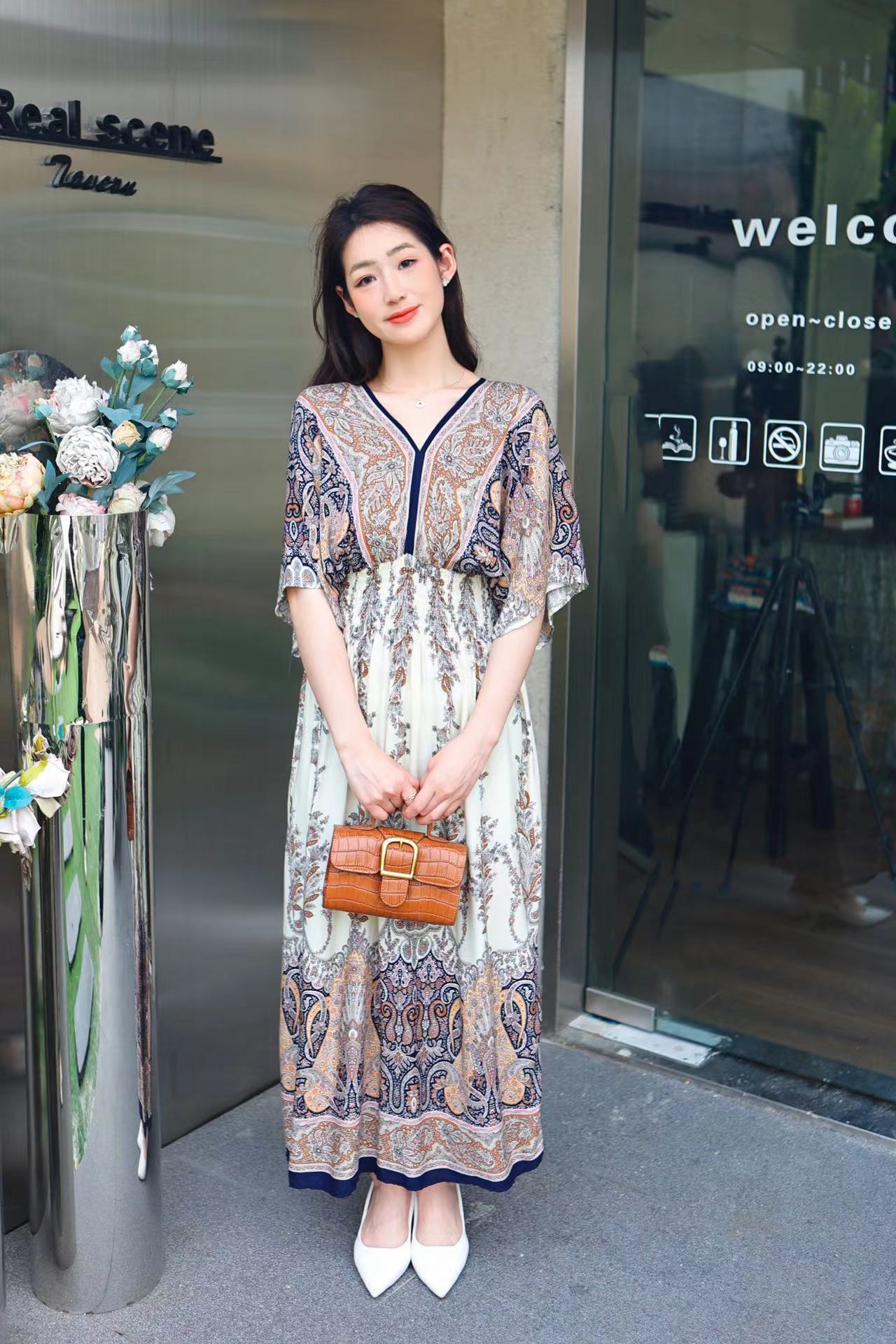 Ethnic Style Cotton Dress