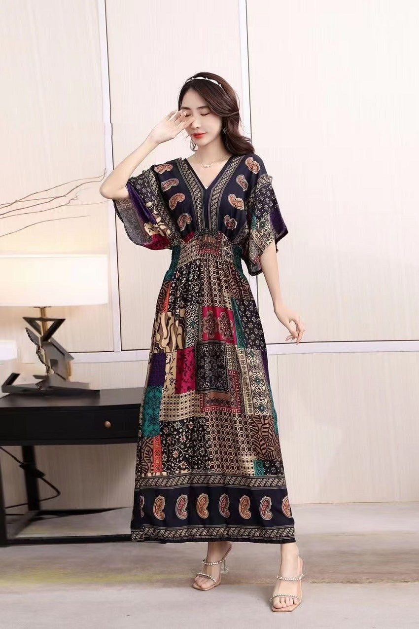 Ethnic Style Cotton Dress