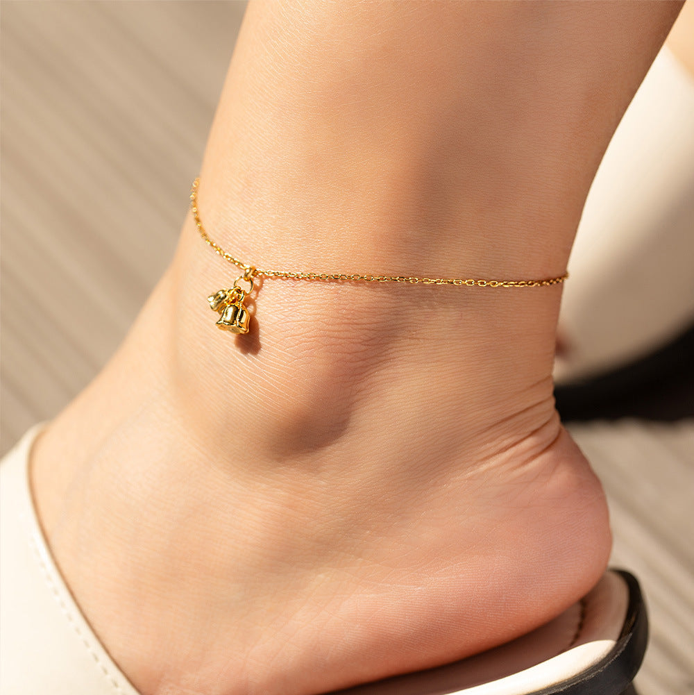 Gold Luxury Anklet Pendant