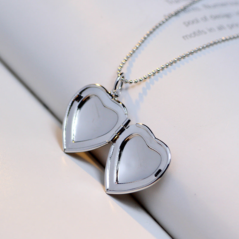 DIY Diamond Heart Necklace