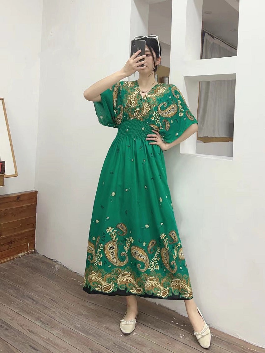 Ethnic Style Cotton Dress