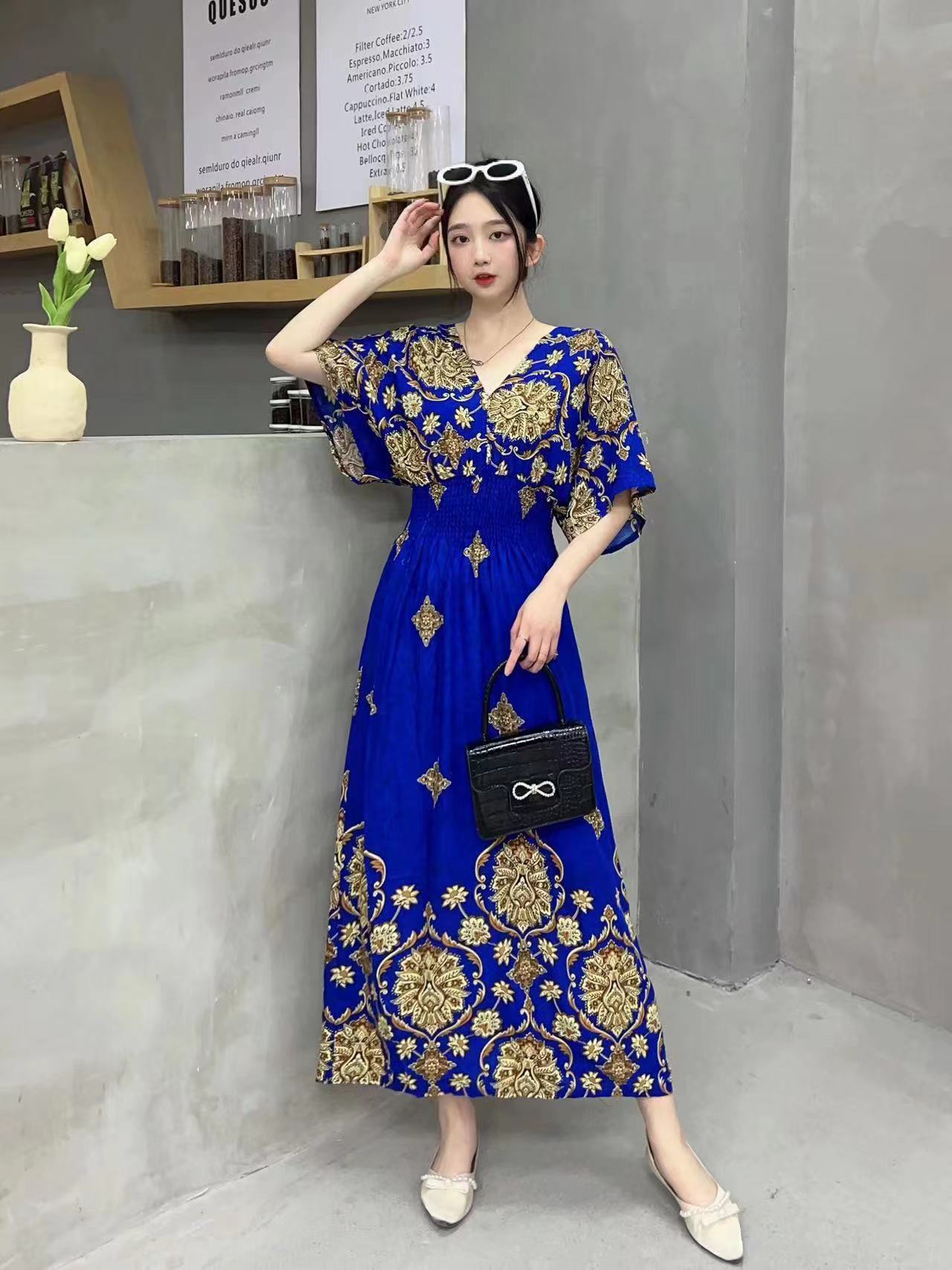 Ethnic Style Cotton Dress