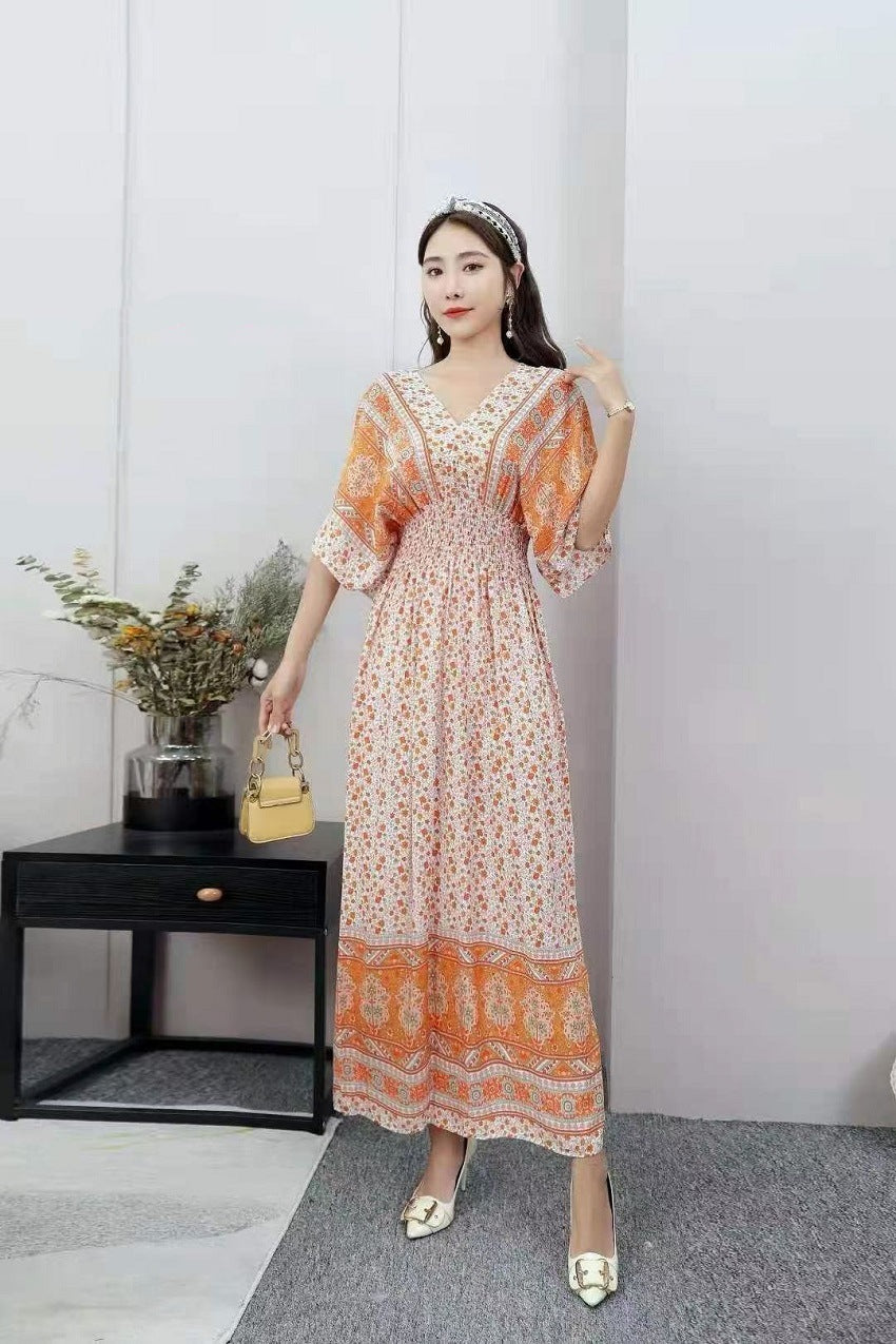 Ethnic Style Cotton Dress