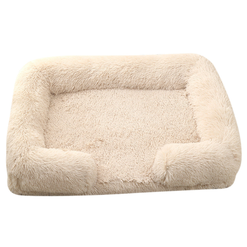 Plush round Pet Bed Dog Bed Winter