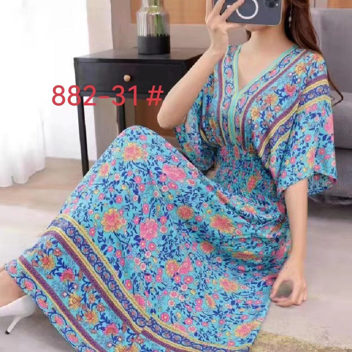 Ethnic Style Cotton Dress