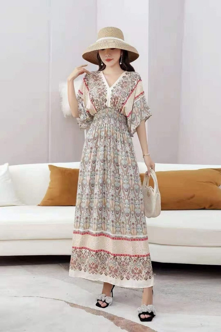 Ethnic Style Cotton Dress