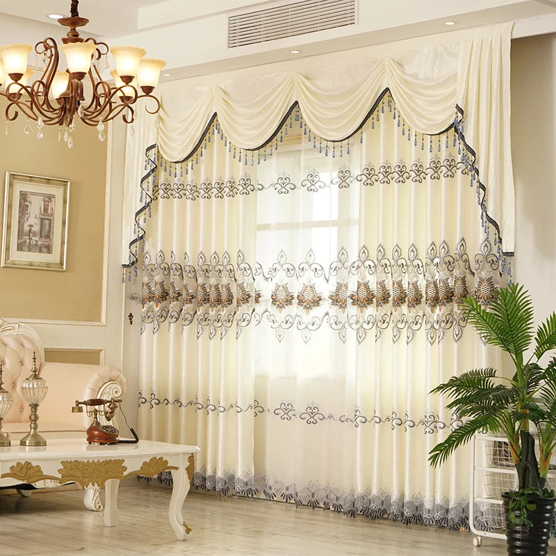 Customized Luxury Floral Curtains