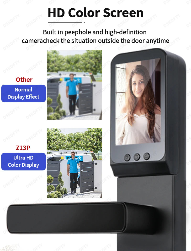 Digital Electronic Lock Biometrics Fingerprint Smart Door