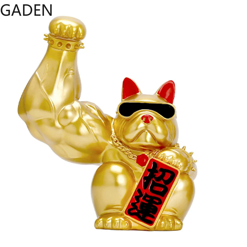 Luxurious Golden Animal Decorative Sculpture