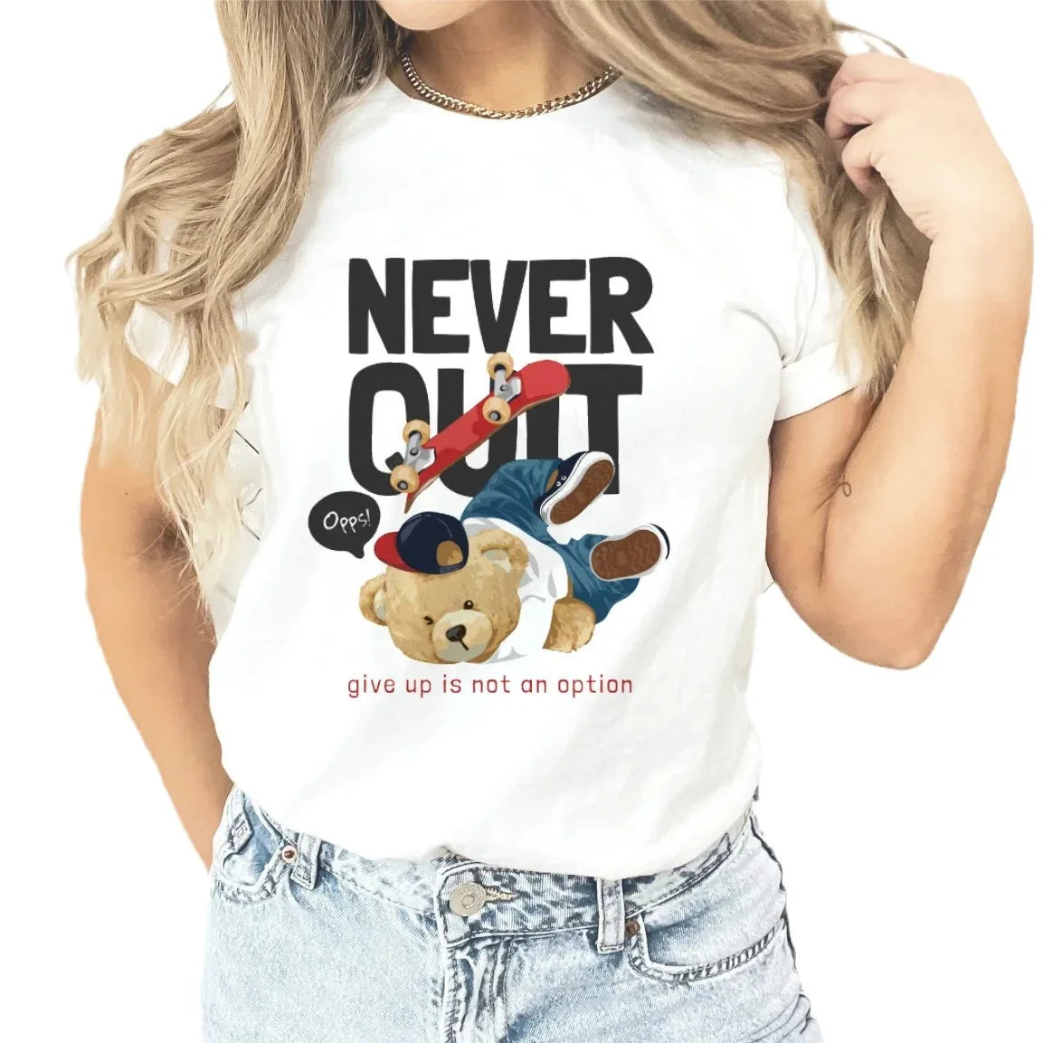 Teddy Bear Printed T-shirt