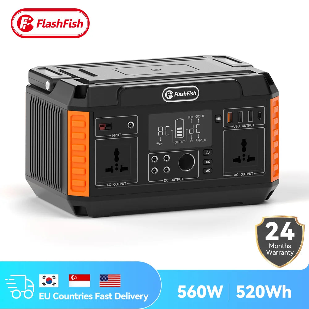 FlashFish Power Station 560W