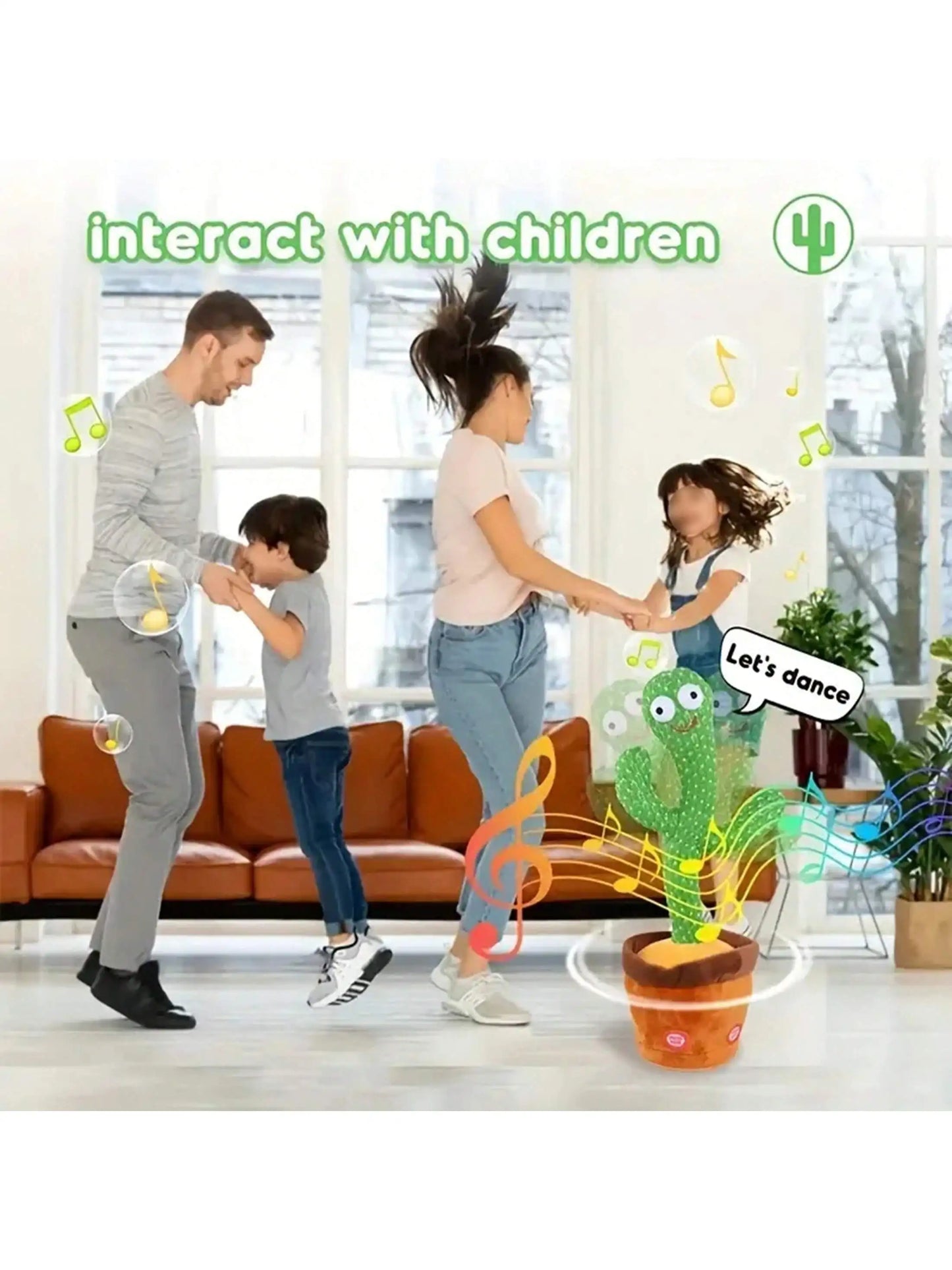 1pc-Dancing Talking Cactus Toys For Babies