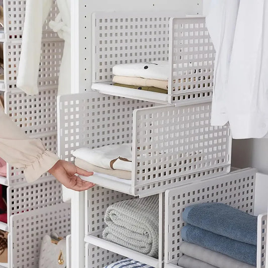 Space-Saving Foldable Closet Organizer