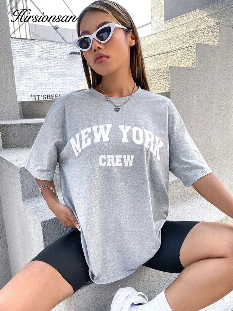 Oversized Letter Graphic T-shirt