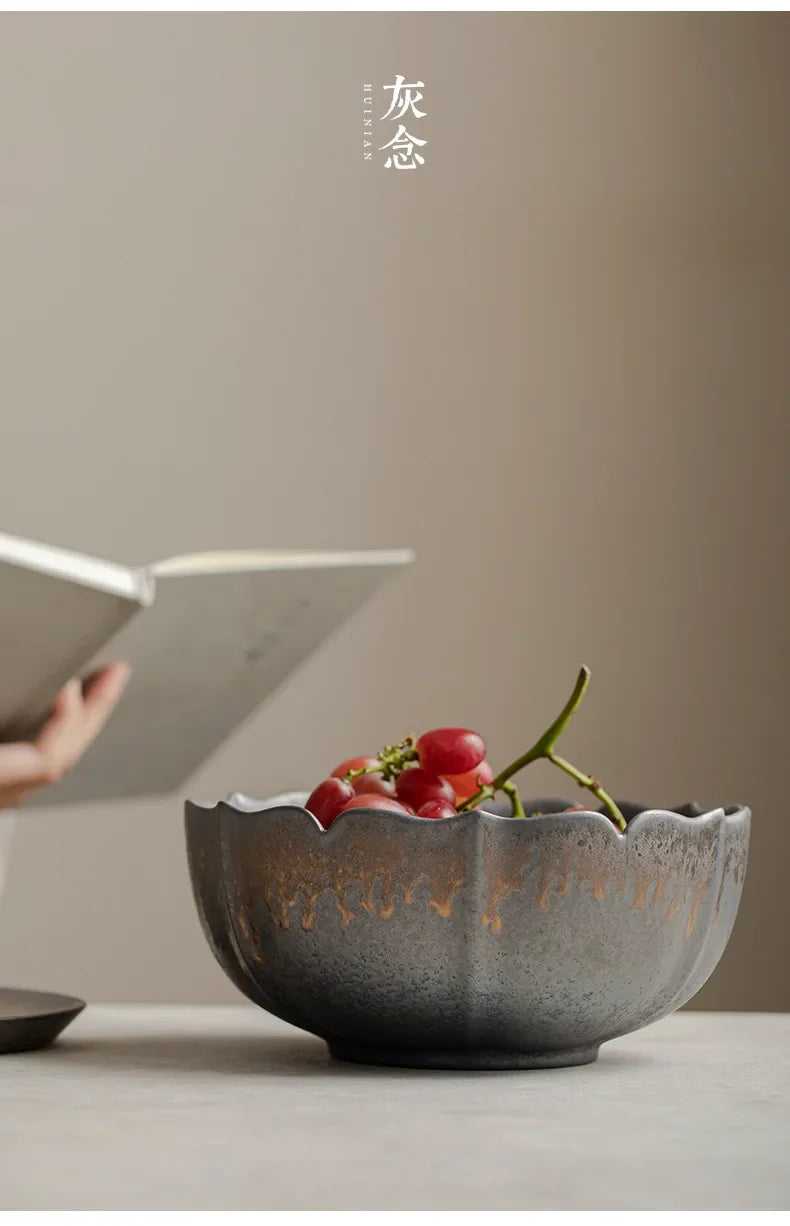 Gilt Lotus Tea Washing Bowl