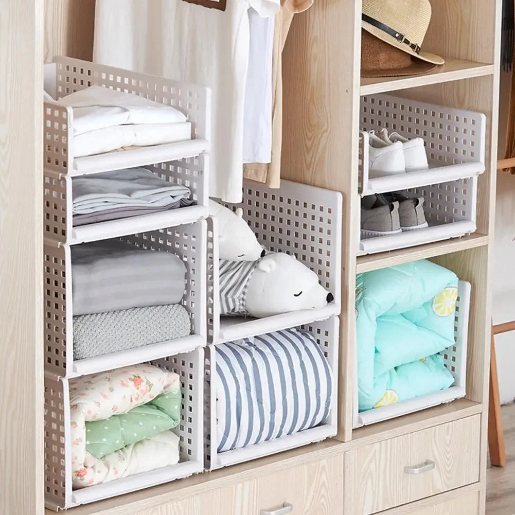 Space-Saving Foldable Closet Organizer