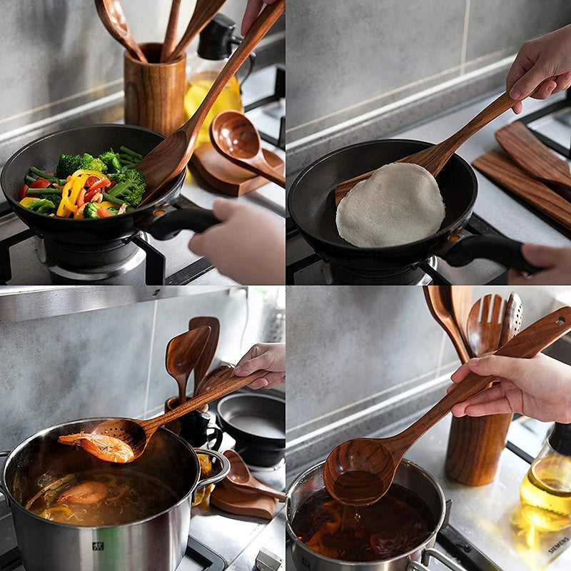 Natural Wooden Cooking Spoon