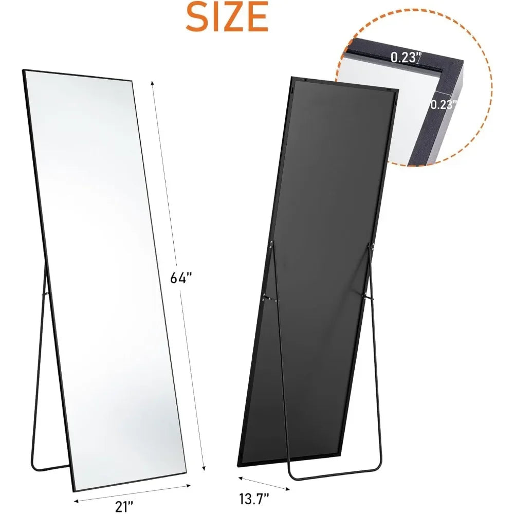 Full Length Body Mirror with Stand