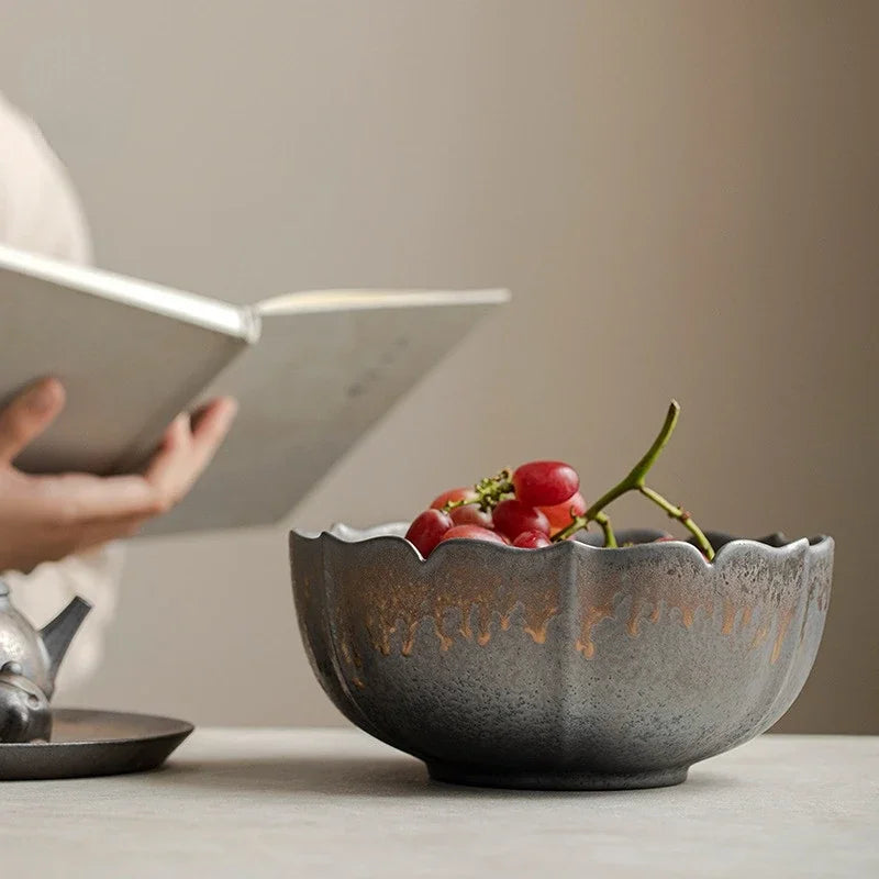 Gilt Lotus Tea Washing Bowl