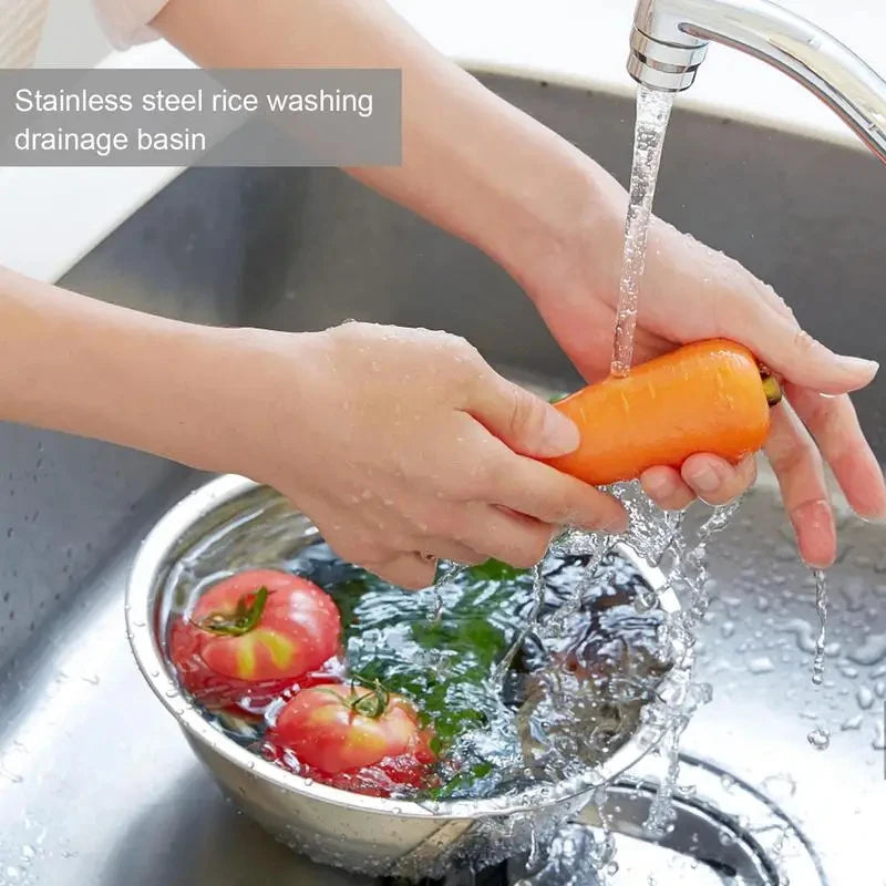 Rice Washer & Strainer Bowl