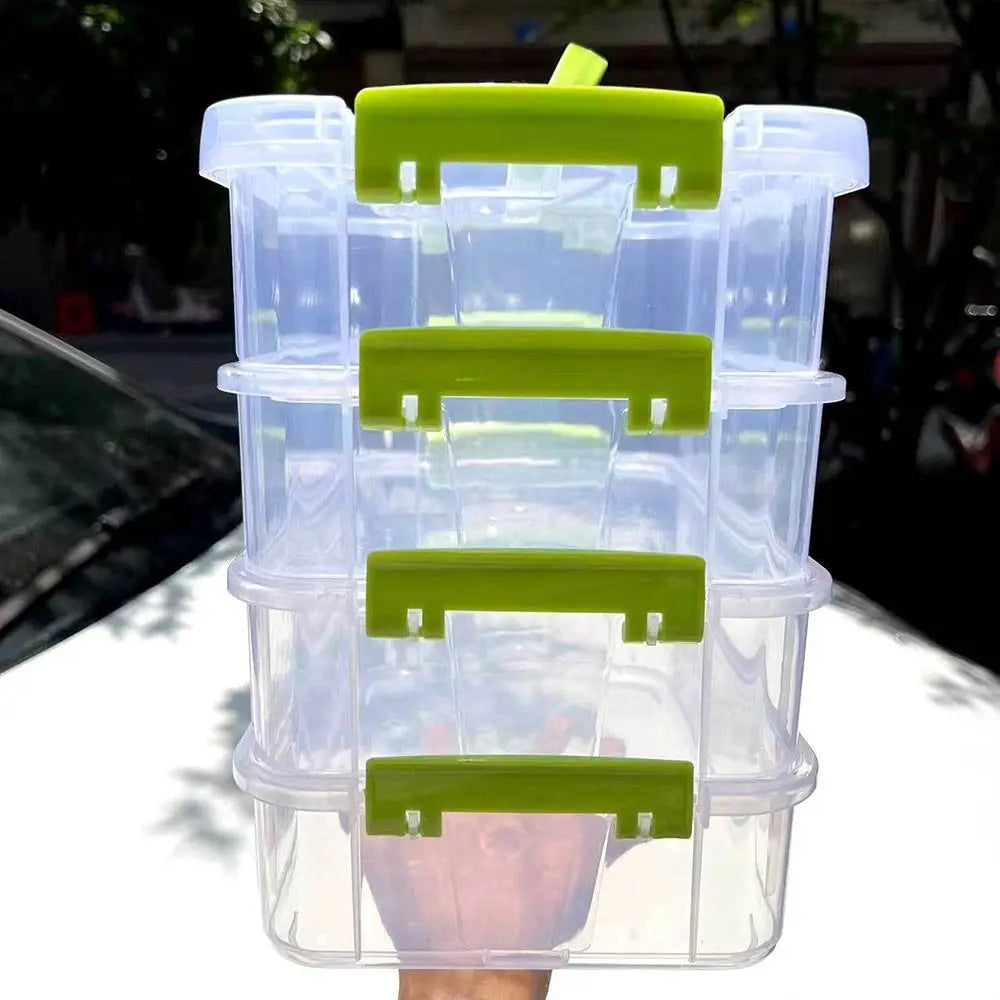 Transparent Box 4-tiers Plastic Storage Box