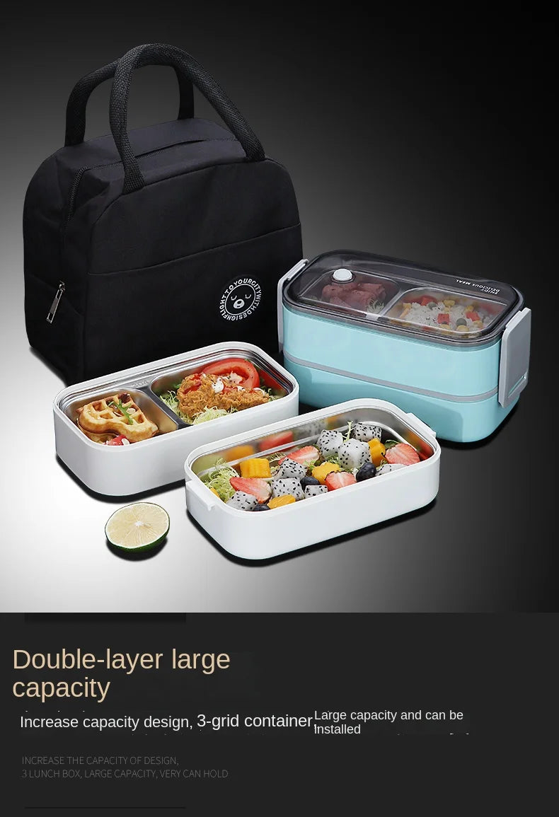 Portable Stainless Steel Lunch Box