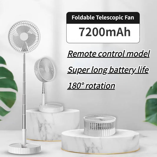 Rechargeable Wireless Folding Fan