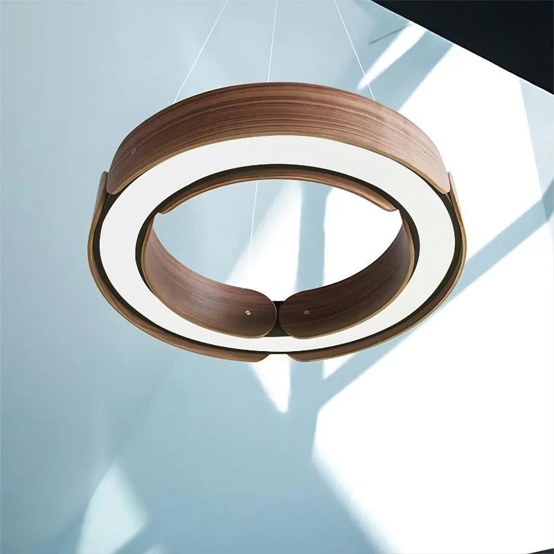 Nordic Loft Solid Wood Chandelier