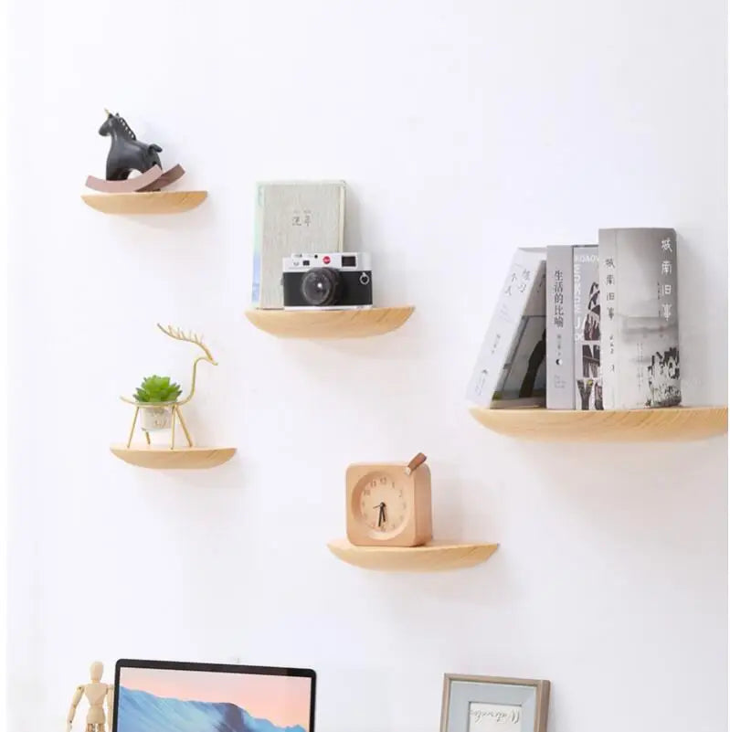 Wooden Wall Shelf Projector