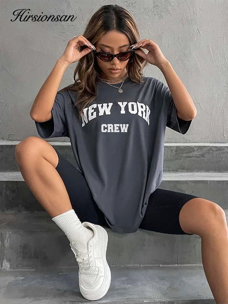 Oversized Letter Graphic T-shirt