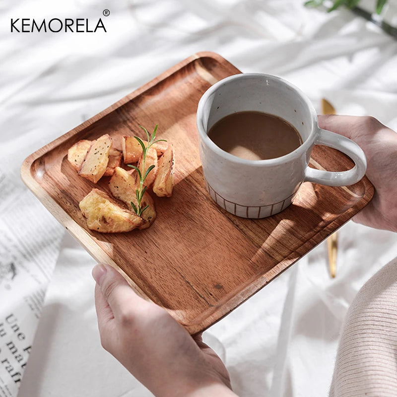 1PCS Acacia Wooden Tray