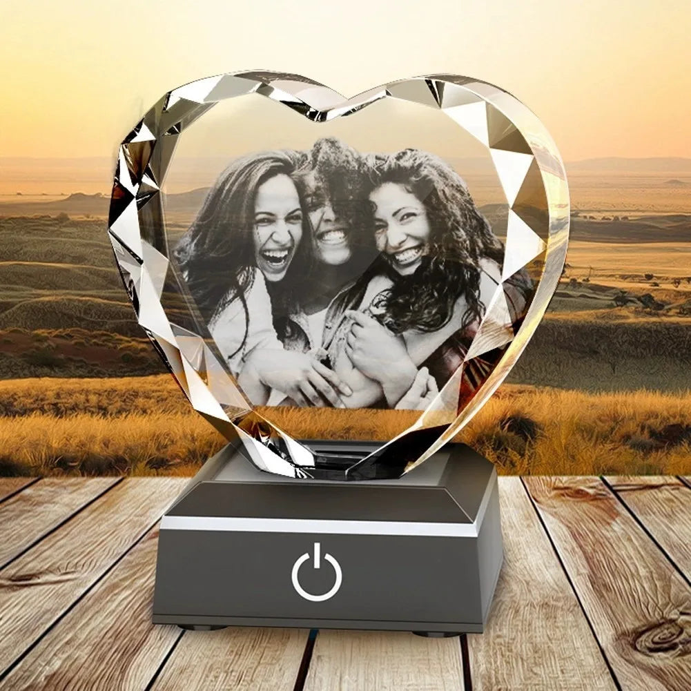 Personalized 3D Crystal Photo Keepsake