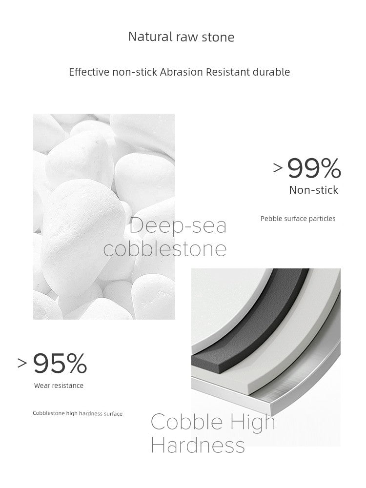 Velosan Pebble Gas Stove, Neutral Non-Stick Pan