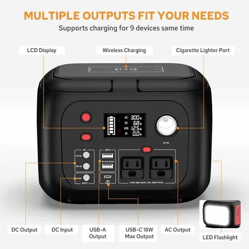 Portable Power Station 300W