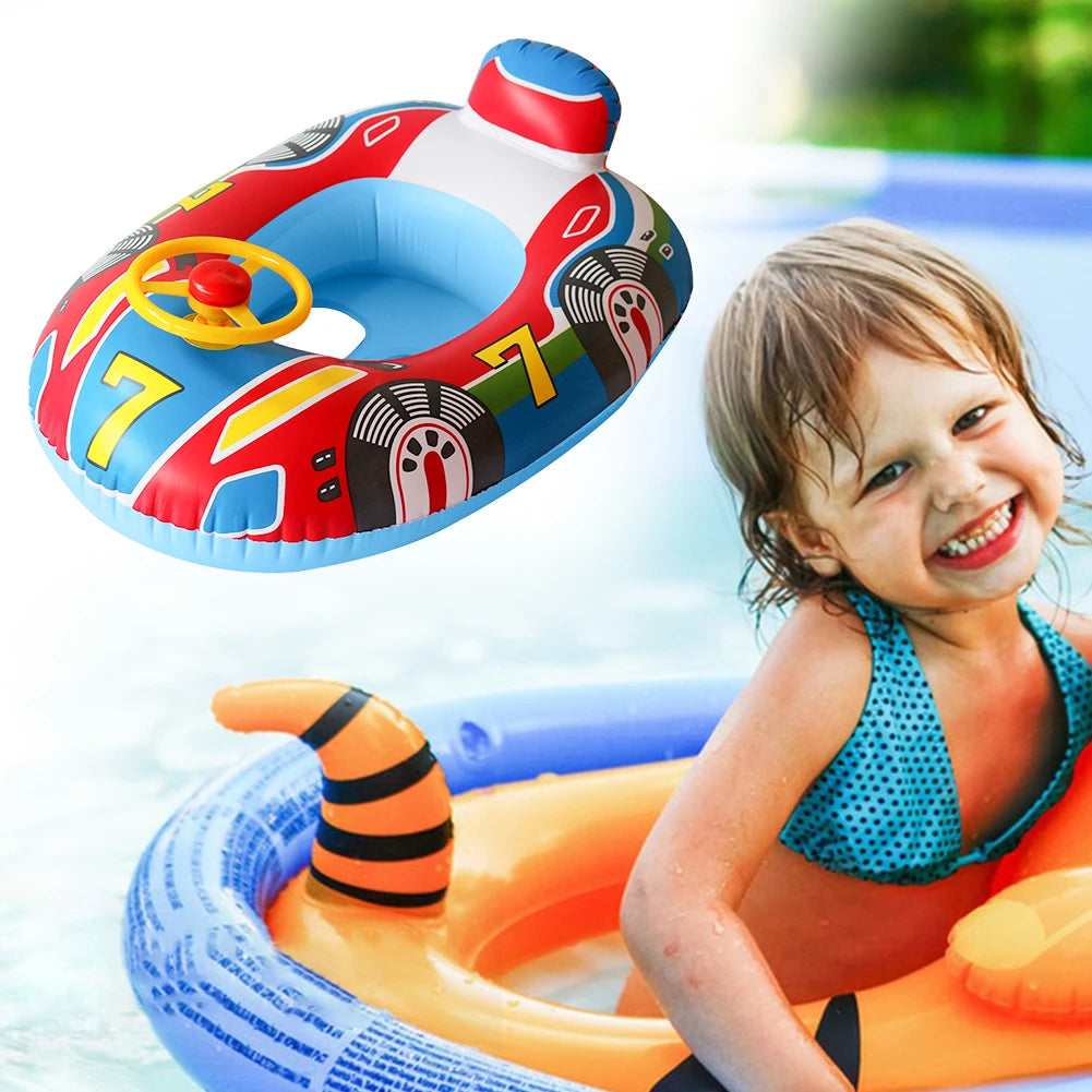 Inflatable Swim Toy with Floating Arm Bands