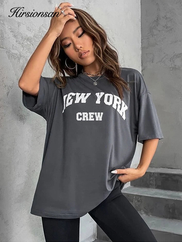 Oversized Letter Graphic T-shirt