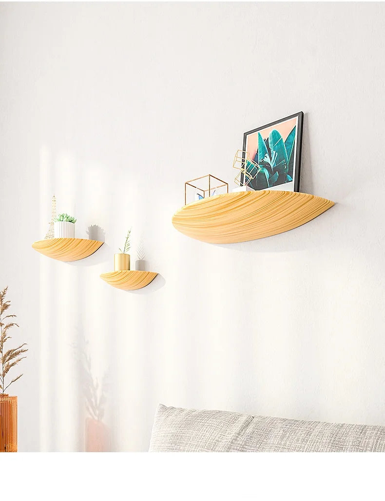 Wooden Wall Shelf Projector