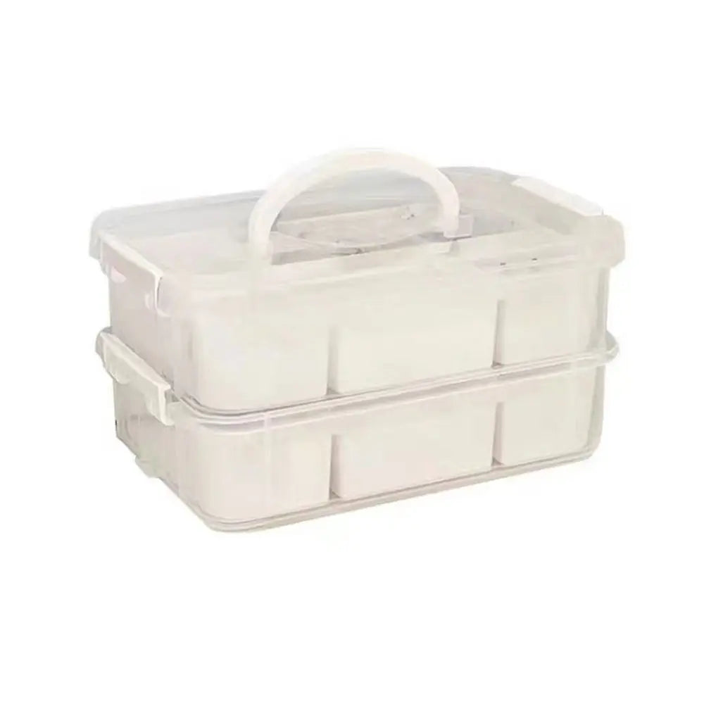 Transparent Box 4-tiers Plastic Storage Box