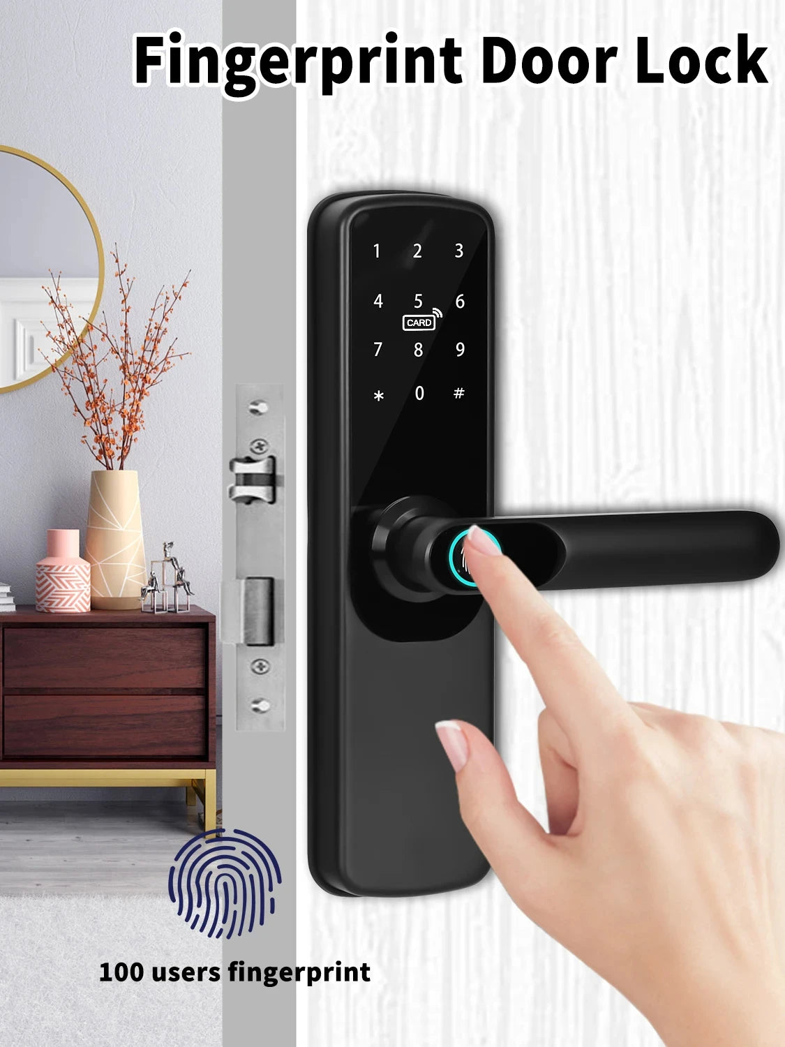 Smart Electronic Door Lock With Biometric Fingerprint