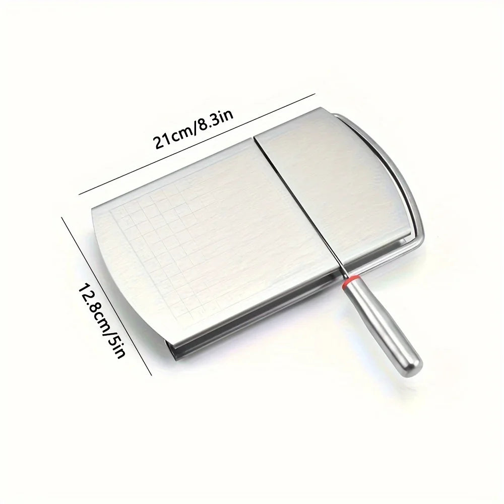 Stainless Steel Cheese Cutter With Measurement