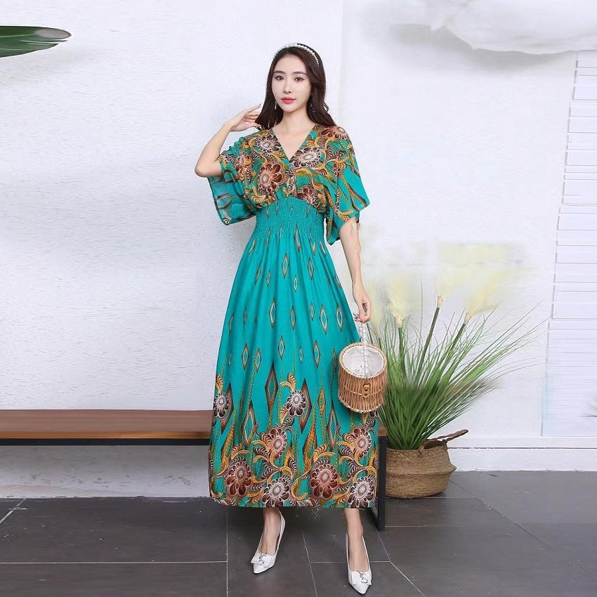 Ethnic Style Cotton Dress