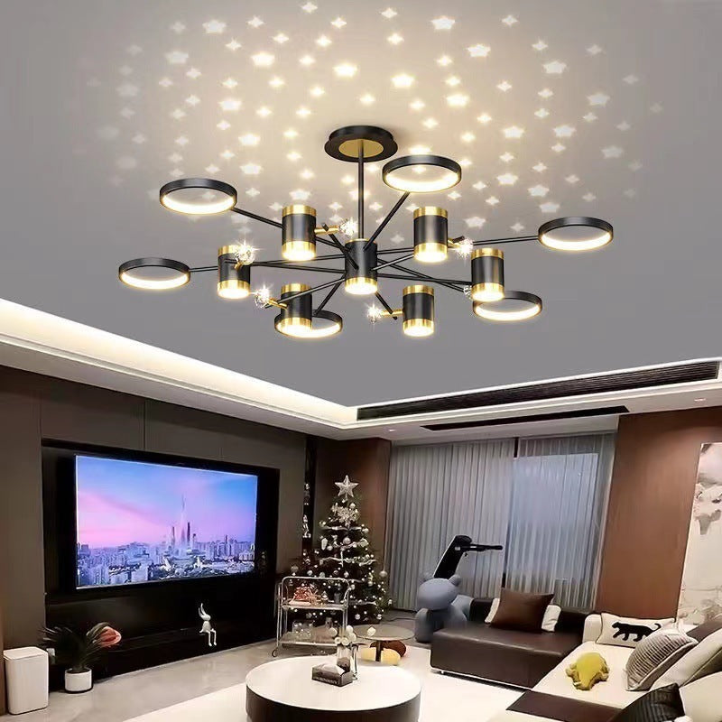 Luxury Chandelier Nordic Star Lamp