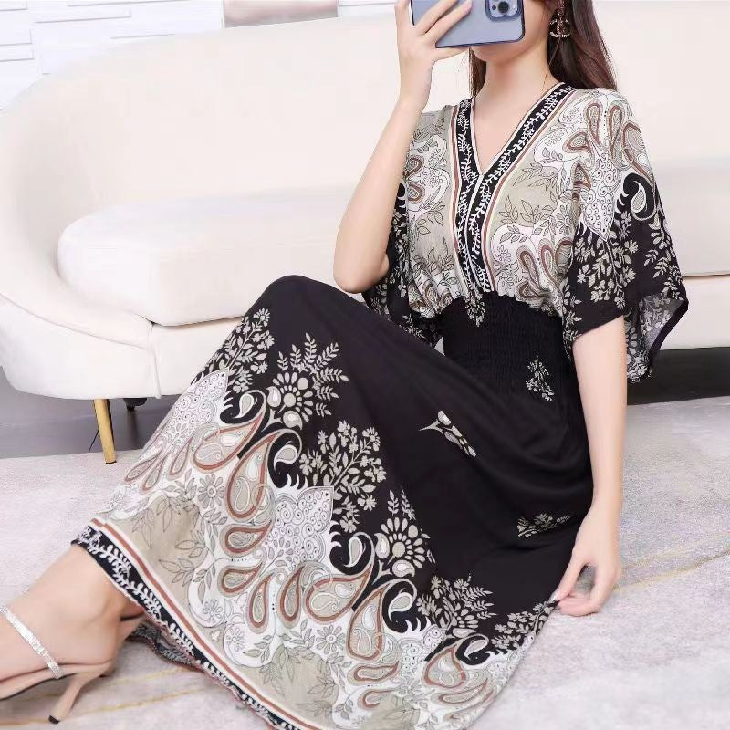 Ethnic Style Cotton Dress