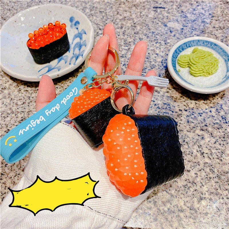 Sushi Silicone Earphone Case With Bluetooth