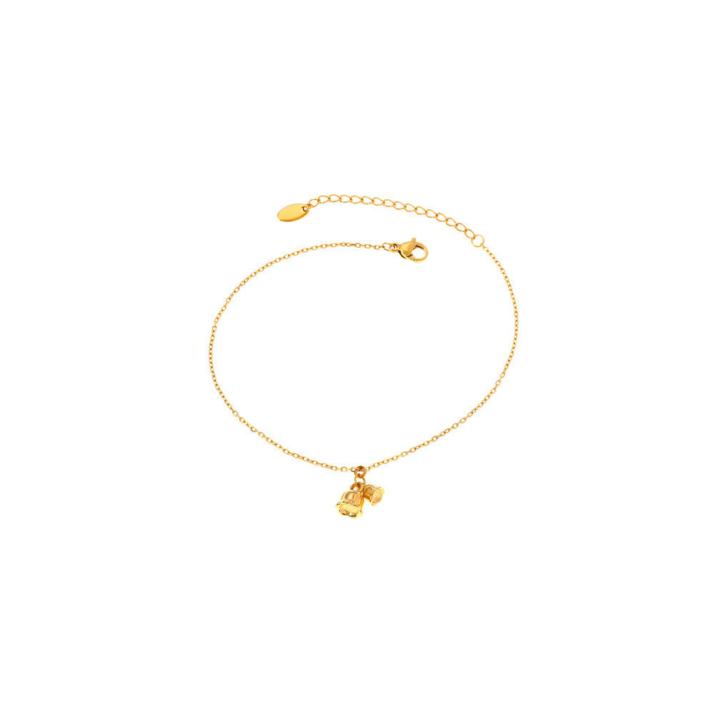 Gold Luxury Anklet Pendant