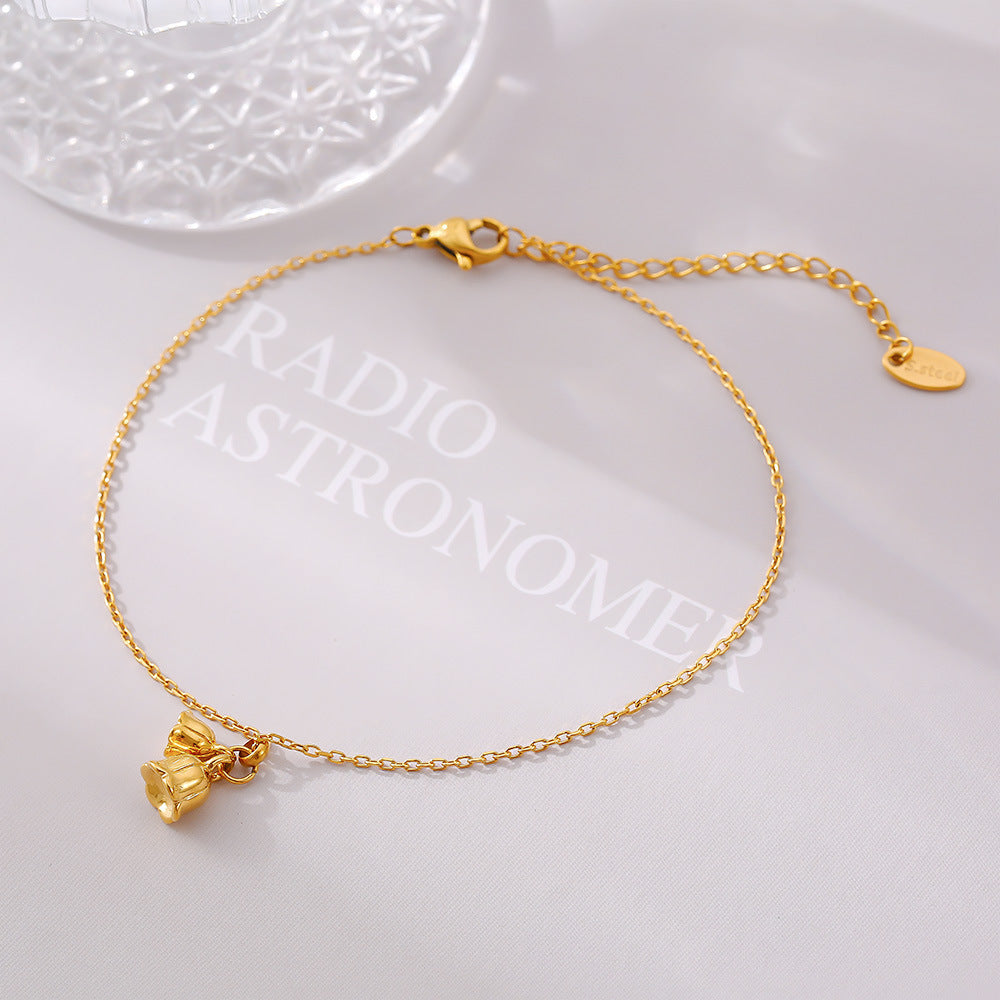 Gold Luxury Anklet Pendant