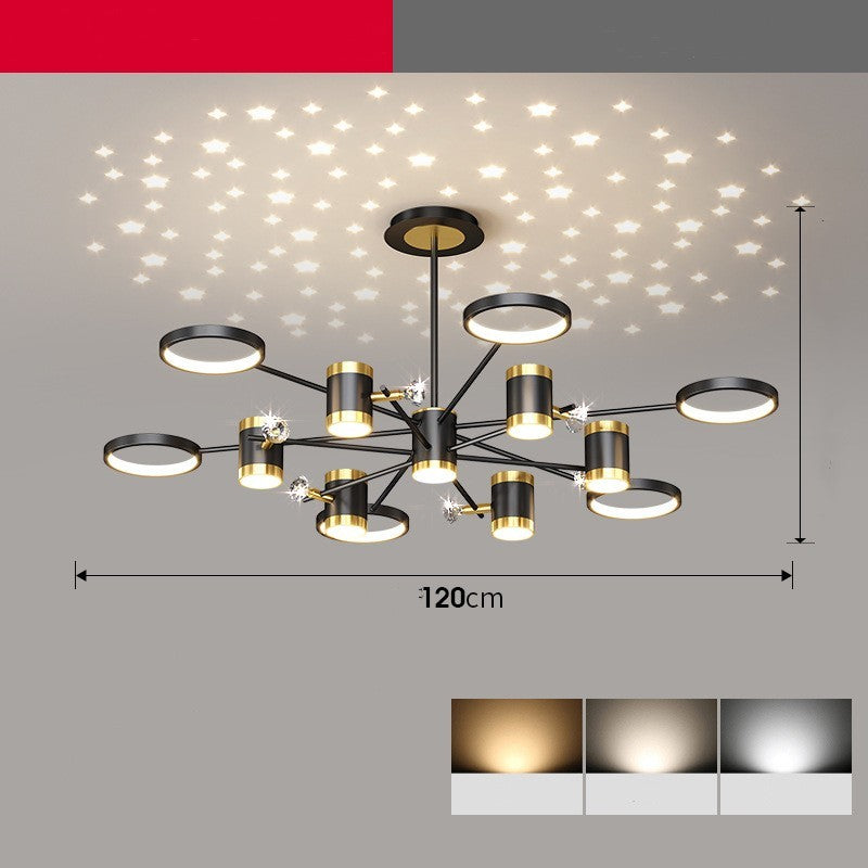 Luxury Chandelier Nordic Star Lamp